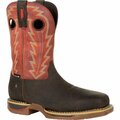 Rocky Long Range Composite Toe Waterproof Western Boot, BROWN/RED, W, Size 10 RKW0319